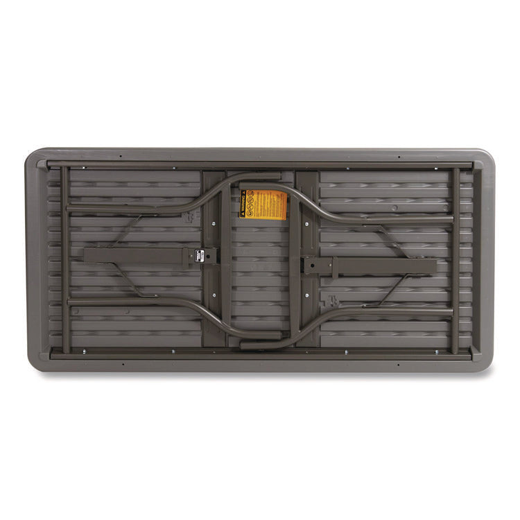 IndestrucTable Industrial Folding Table, Rectangular, 72" x 30" x 29", Charcoal