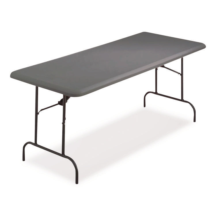 IndestrucTable Industrial Folding Table, Rectangular, 72" x 30" x 29", Charcoal
