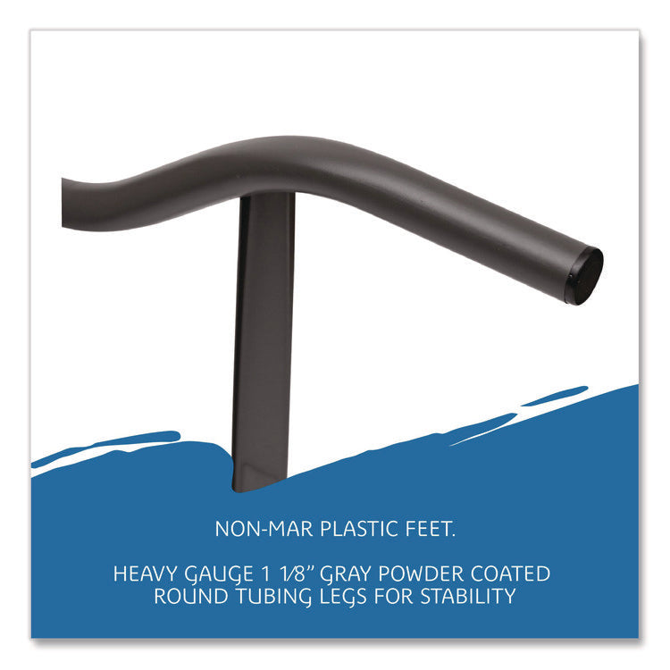 IndestrucTable Industrial Folding Table, Rectangular, 96" x 30" x 29", Platinum