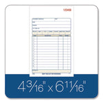 Multipart Sales Order Pad, Three-Part Carbonless, 4.19 x 6.69, 50 Forms/Pad, 10 Pads/Carton