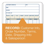 Multipart Sales Order Pad, Three-Part Carbonless, 4.19 x 6.69, 50 Forms/Pad, 10 Pads/Carton