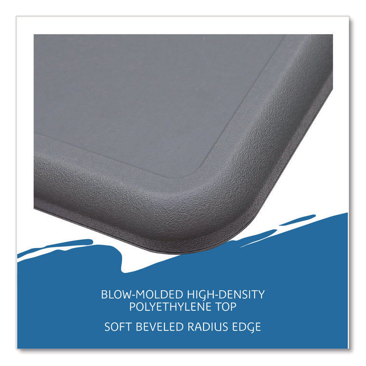 IndestrucTable Industrial Folding Table, Rectangular, 96" x 30" x 29", Charcoal