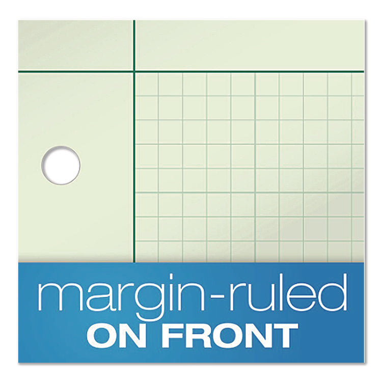 Evidence Engineer's Computation Pad, Cross-Section Quadrille Rule (5 Sq/in, 1 Sq/in), 100 Green-Tint 8.5 X 11 Sheets