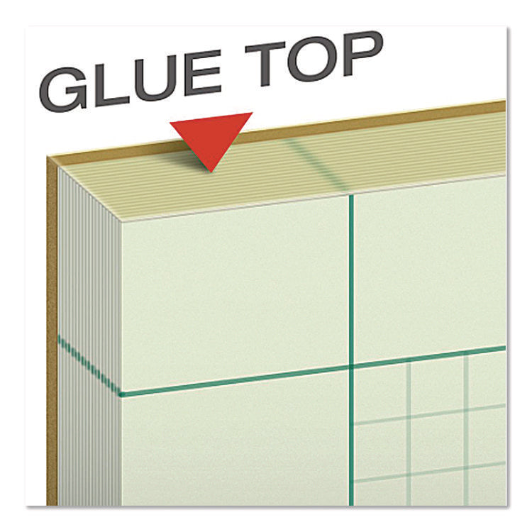 Evidence Engineer's Computation Pad, Cross-Section Quadrille Rule (5 Sq/in, 1 Sq/in), 100 Green-Tint 8.5 X 11 Sheets