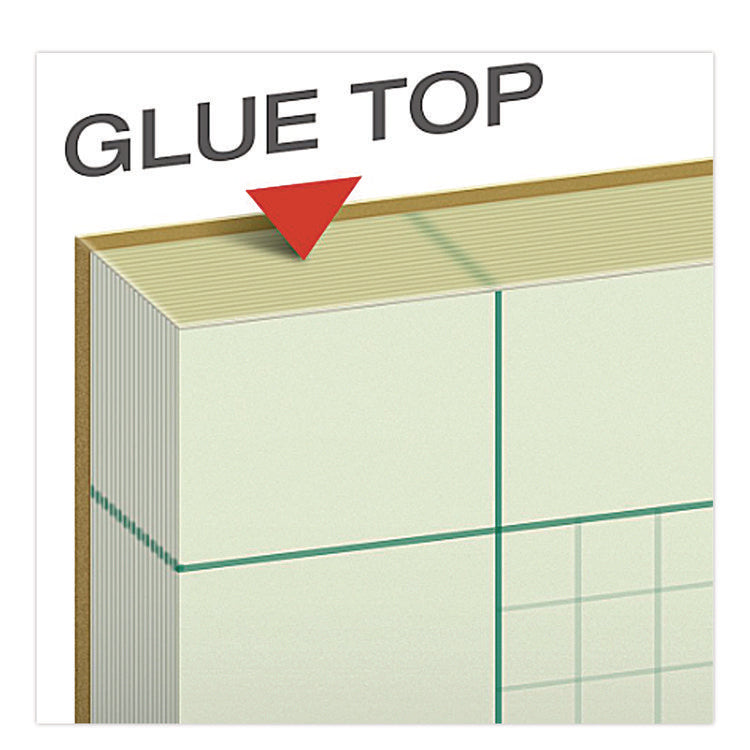 Evidence Engineer's Computation Pad, Cross-Section Quadrille Rule (5 Sq/in, 1 Sq/in), 200 Green-Tint 8.5 X 11 Sheets