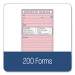Important Message Book, Two-Part Carbonless, 4 Forms/Sheet, 200 Forms Total