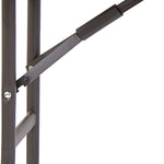 IndestrucTable Classic Folding Table, Rectangular, 60" x 18" x 29", Platinum