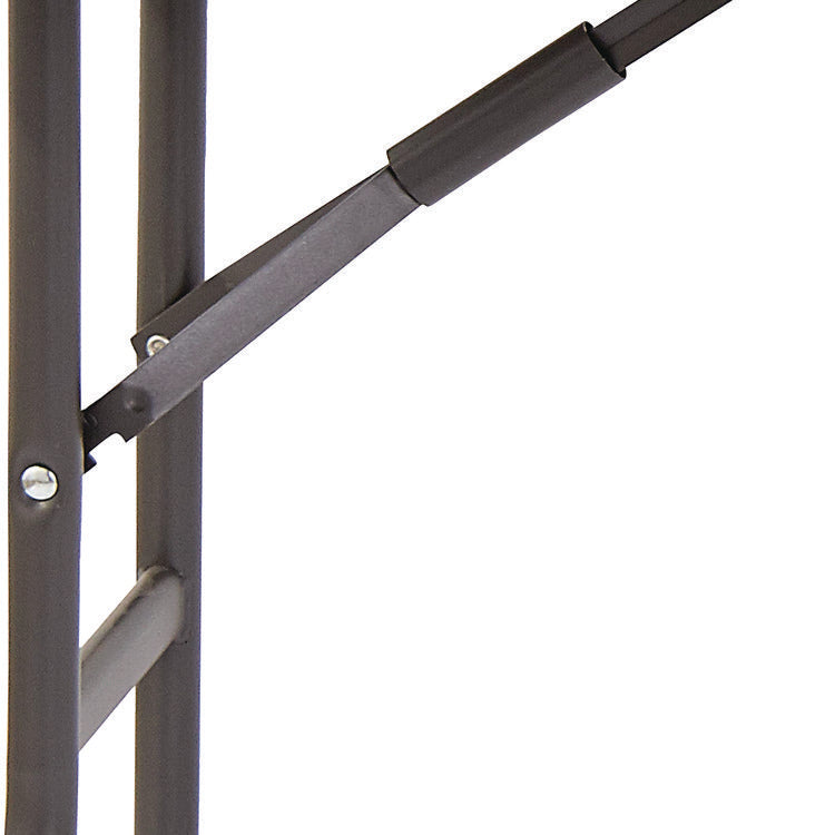 IndestrucTable Classic Folding Table, Rectangular, 60" x 18" x 29", Platinum