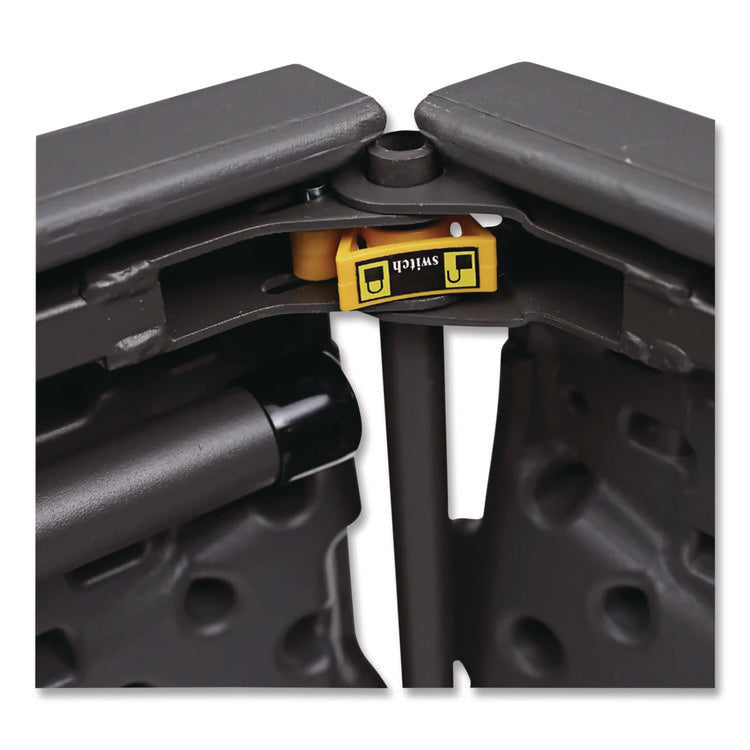 IndestrucTable Classic Bi-Folding Table, Rectangular, 60" x 30" x 29", Charcoal