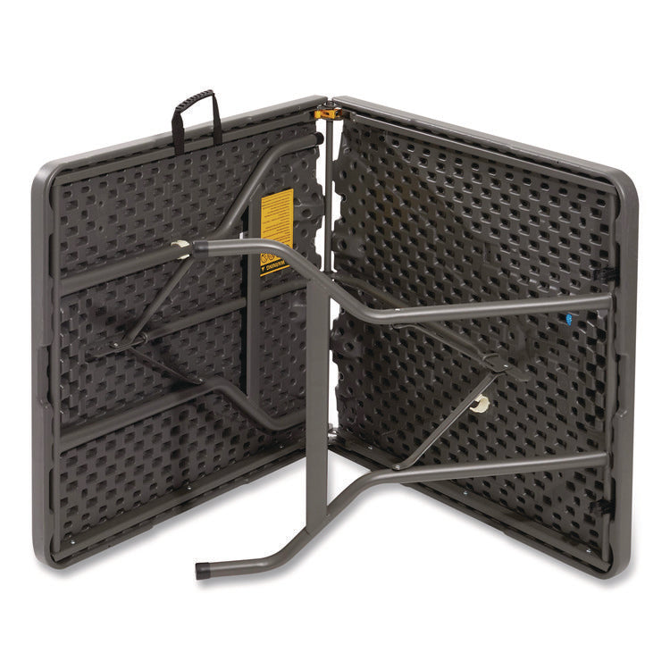 IndestrucTable Classic Bi-Folding Table, Rectangular, 60" x 30" x 29", Charcoal