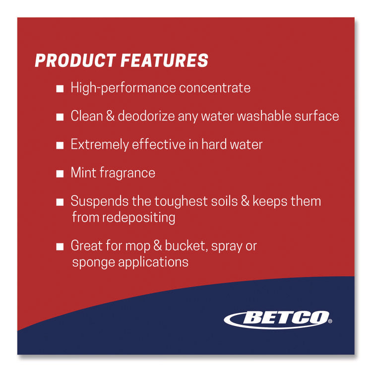 Top Flite All-Purpose Cleaner, Mint Scent, 67.6 Oz Bottle, 4/carton