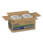 Pathways Soak-Proof Shield Mediumweight Paper Plates, WiseSize, 6.87" dia, Green/Burgundy, 500/Carton