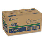 Pathways Soak-Proof Shield Mediumweight Paper Plates, WiseSize, 6.87" dia, Green/Burgundy, 500/Carton