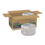 Pathways Soak-Proof Shield Mediumweight Paper Plates, Wisesize, 8.5" Dia, Green/burgundy, 125/pack