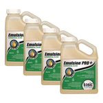 Emulsion Pro+ Floor Finish and Sealer, 1 gal Bottle, 4/Carton