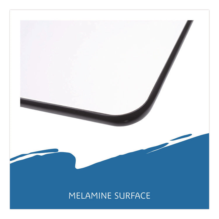 OfficeWorks Mobile Training Table, Rectangular, 60" x 18" x 29", Gray/Charcoal