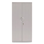 Rough n Ready Storage Cabinet, Four-Shelf, 36w x 22d x 72h, Platinum