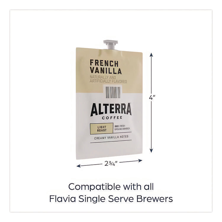 Coffee Freshpack Pods, French Vanilla, Medium Roast, 0.23 Oz, 100/carton