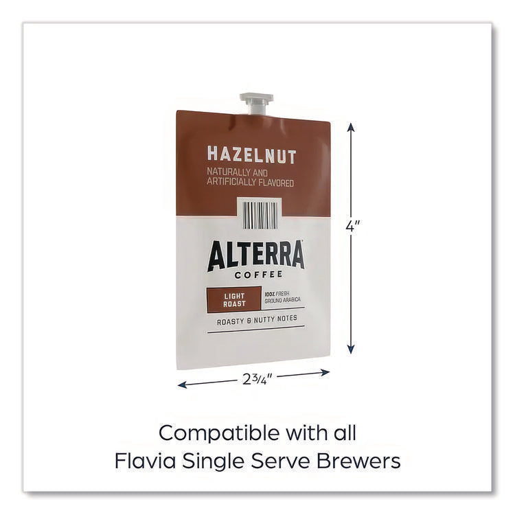 Coffee Freshpack Pods, Hazelnut, Medium Roast, 0.23 Oz, 100/carton