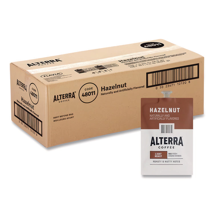 Coffee Freshpack Pods, Hazelnut, Medium Roast, 0.23 Oz, 100/carton