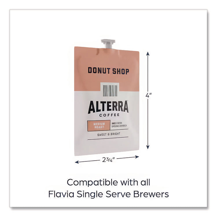 Coffee Freshpack Pods, Donut Shop Blend, Medium Roast, 0.28 Oz, 100/carton