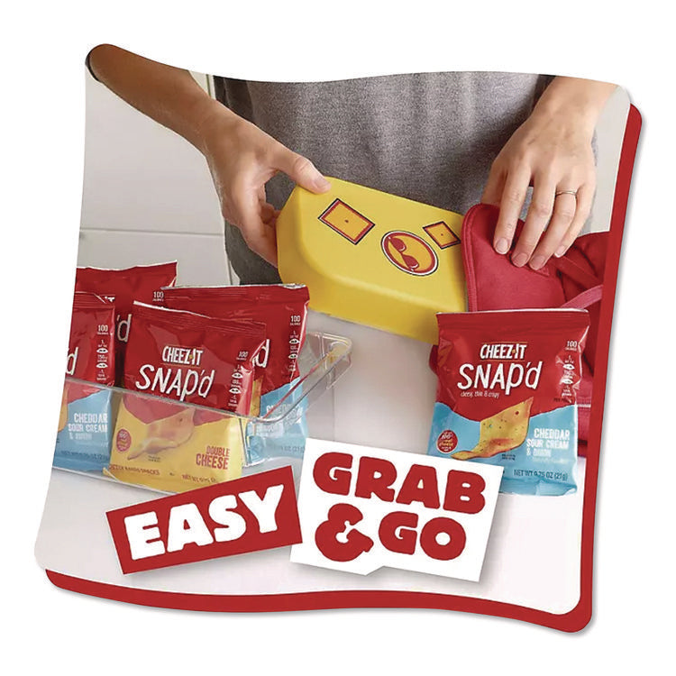 Snap'd Crackers Variety Pack, Cheddar Sour Cream And Onion; Double Cheese, 0.75 Oz Bag, 42/carton