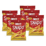 Cheez-It Snap'd Crackers, Double Cheese, 2.2 Oz Pouch, 6/pack