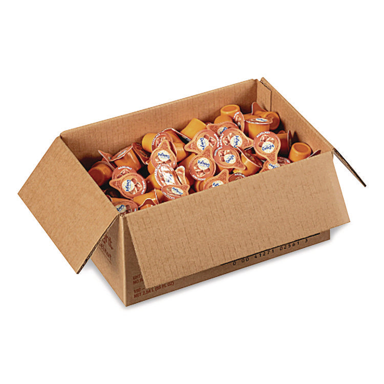 Flavored Liquid Non-Dairy Coffee Creamer, Hazelnut, 0.44 oz Mini Cups, 192 Cups/Carton