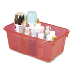 Cubby Bins, 12.2" x 7.8" x 5.1", Assorted Candy Colors, 5/Carton