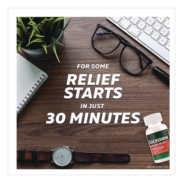 Migraine Caplets, 2 Tablets/Packet, 30 Packets/Box