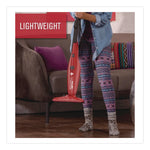 SimpliStick Bagless Stick Vacuum, 9" Cleaning Path, Red