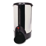 Home/business 100-Cup Double-Wall Percolating Urn, Stainless Steel