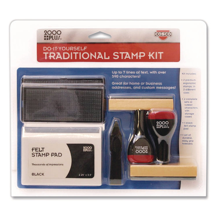 Custom Stamp Kit, Black Ink