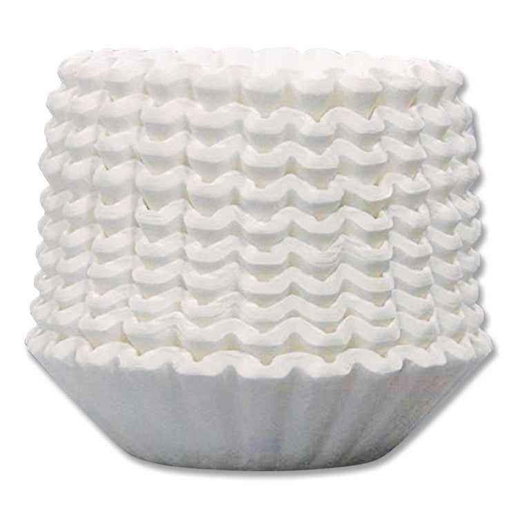 Commercial Coffee Filters, 6 Gal Urn Style, Flat Bottom, 25/cluster, 10 Clusters/pack