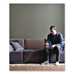 BOOST CHARGE Braided USB-C to USB-C Cable, 3.3 ft, White