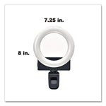 Universal Ring Light, 3" dia, Black