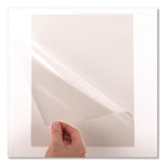 Plain Paper Transparency Film, 8.5 X 11, Black On Clear, 100/box