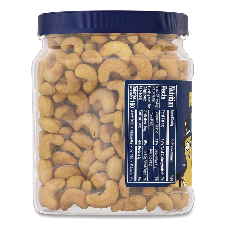 Salted Cashew Halves And Pieces, 26 Oz Canister