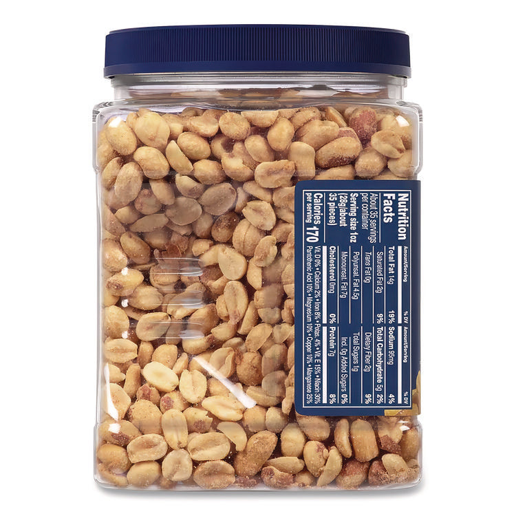 Cocktail Peanuts, Salted, 35 Oz Canister