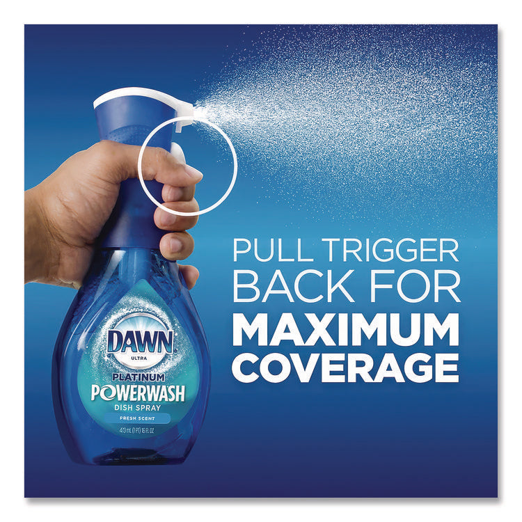 Platinum Powerwash Dish Spray, Fresh Scent, 16 Oz Spray Bottle