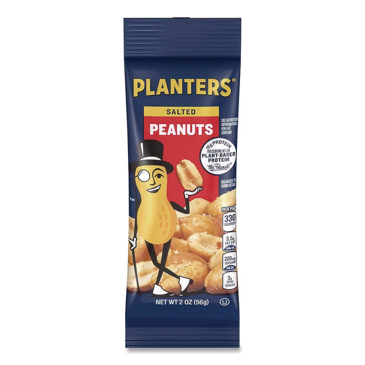 Salted Peanuts, 2 Oz Packet, 144/carton
