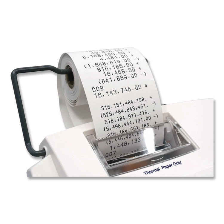 HR-300RC 12-Digit Printing Calculator, Black/Red Print, 2 Lines/Second, White