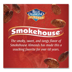 Smokehouse Flavored Almonds, 4 oz Bag, 12 Bags/Box