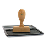 2000 Plus One-Color Felt Stamp Pad, #2, 6.25" X 3.5", Black