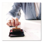 2000 PLUS One-Color Felt Stamp Pad, #2, 6.25" x 3.5", Red