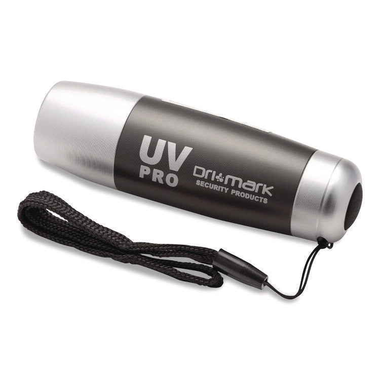 Uv Pro Ultraviolet Counterfeit Detecto, Uv Light; Watermark, U.s.; Most Foreign Currencies, 7.28 X 3.74 X 4.21, Black/silver