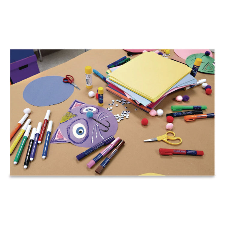 SunWorks Construction Paper Smart-Stack, 50 lb Text Weight, 9 x 12, Assorted, 300/Pack