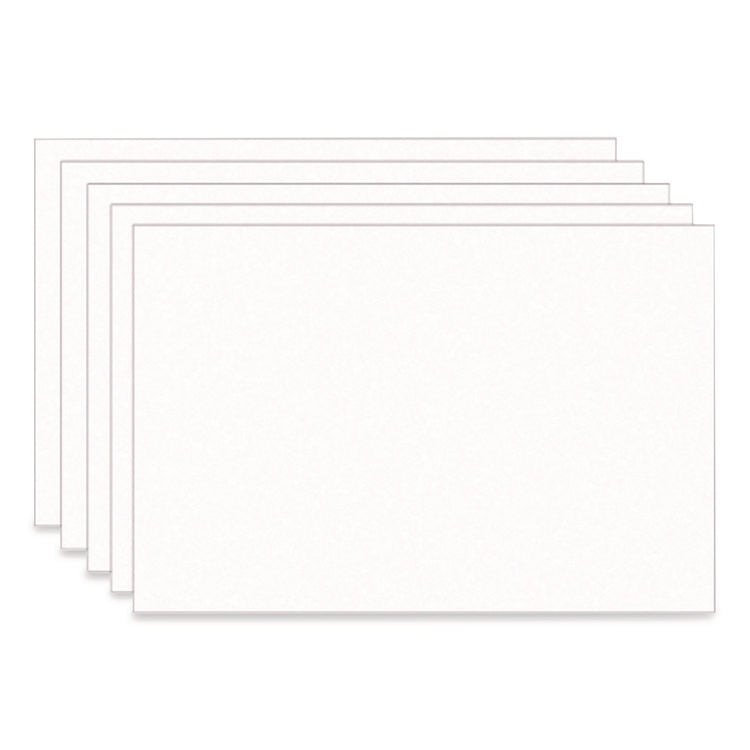 SunWorks Construction Paper, 50 lb Text Weight, 12 x 18, White, 50/Pack