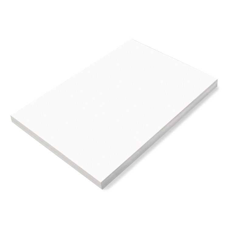 Construction Paper, 12 x 18, Bright White, 100/Pack