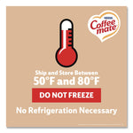 Liquid Coffee Creamer, Original, 0.38 oz Mini Cups, 50/Box, 4 Boxes/Carton